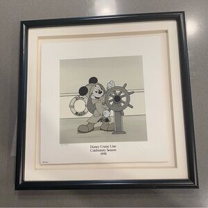 Disney Cruise Line Inaugural sailing 1998 artwork